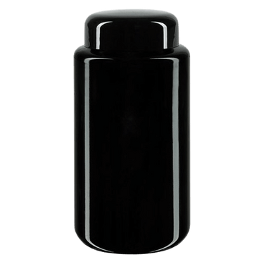 Weithalsdose Violettglas