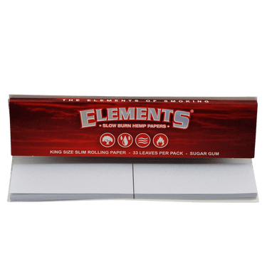 Elements Red Connoisseur Hemp Papers KSS Longpapes mit Tips