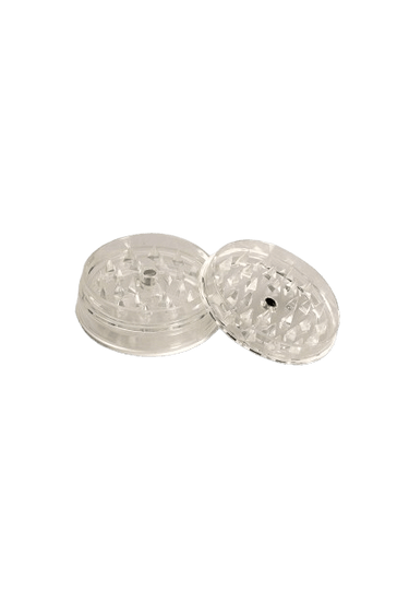 Acrylgrinder 3-tlg. mit Vorratsfach, Klar