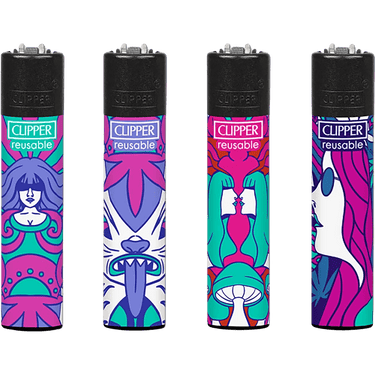 CLIPPER Feuerzeuge HIPPIE HEMP