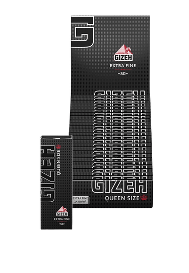 GIZEH BLACK Papers Queen Size Extra Fine