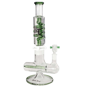 BL Liquid Bong mit Spirale und Inline Slit Grün