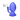 Black Leaf Mini Ölbong EGG Blau