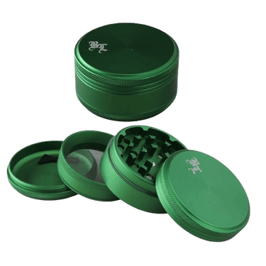 BL Aerospace-Aluminium Grinder 4-tlg. Matt, Grün
