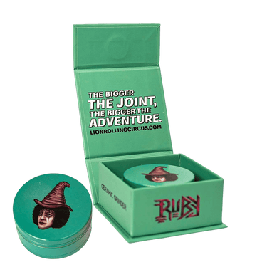 Lion Rolling Circus Grinder mit Keramikbeschichtung 3-tlg. Grün