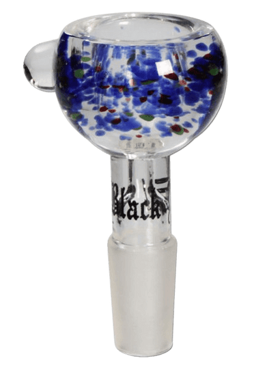 BL Massiver Glaskopf mit 3-4mm Durchlass, NS14 Blau