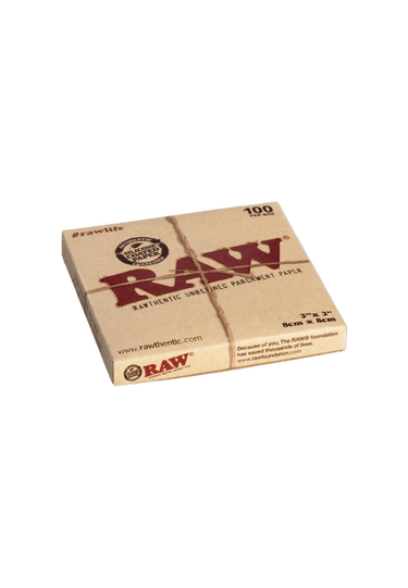 RAW Pergamentpapier Zuschnitte, 100 Blatt