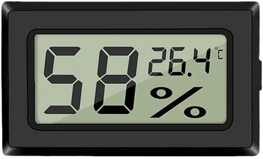 Mini digital LCD Hygro- & Thermometer schwarz