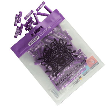 MEDUSAFILTERS Aktivkohlefilter VIOLET 100x Stück
