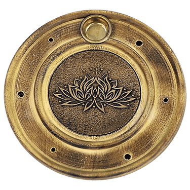 Räucherstäbchen/Weihrauchkegelhalter Lotus