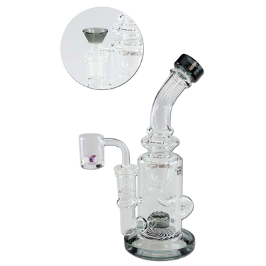 BLAZE Recyclebong für Kräuter/Öl Grau