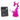 Black Leaf Mini Öl/-Kräuterbong DRACHE Pink
