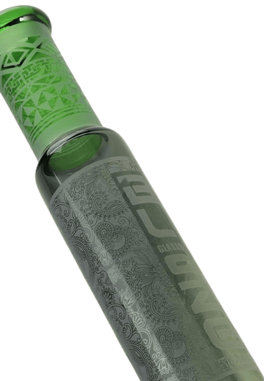 BLAZE Zylinder-Glasbong, Grau/Grün