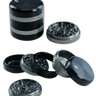 Black Leaf Aluminiumgrinder 5-tlg. Grau/Schwarz