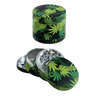 Black Leaf Camouflage Aluminium Grinder 4-tlg.