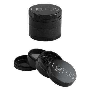 Black Leaf Lotus Grinder 4-tlg. M Schwarz