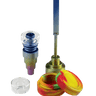 Titannagel Set Ölfarben mit Glaspfanne + Dabber