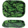 Black Leaf Rolling Tray HEMP Größe S