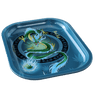 Black Leaf Rolling Tray QINGLONG Größe S