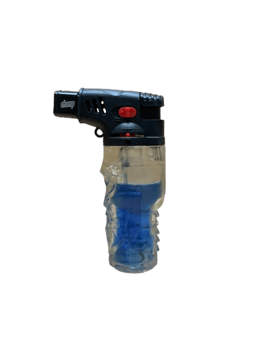 CHAMP Skull Brenner mit farbigem Gas, Blau