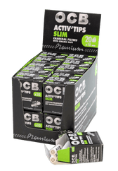 OCB Activ Tips Slim Aktivkohlefilter 10x Stück