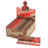 Smoking Brown Papers KS Ultra Thin Longpapes ungebleicht