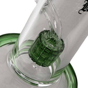 Black Leaf Ölbong/Dab-Rig mit Trommelperkolator, Grün