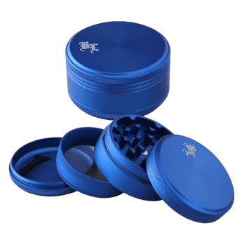 BL Aerospace-Aluminium Grinder 4-tlg. Matt, Blau