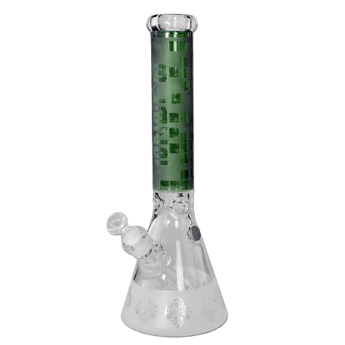 BLAZE Sandblazer Beaker Bong Ice, Grün