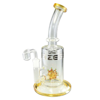 BLAZE Virus Ball Ölbong/Dab Rig, Gelb