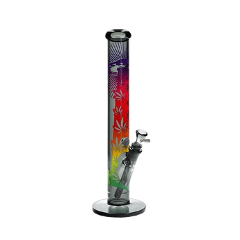 FIRE-FLOW™ X Black Leaf Bong UFO GRADIENT