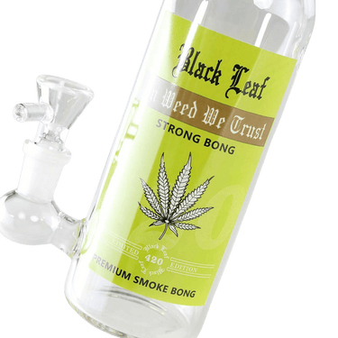 Black Leaf Flaschenbong BIER mit Diffusor