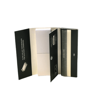 GIZEH BLACK Papers Queen Size Extra Fine Logpapes + Tips