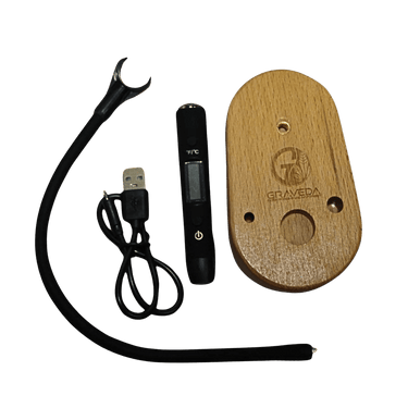 GRAVEDA Infrarot-Thermometer mit Standfuß