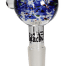 BL Massiver Glaskopf mit 3-4mm Durchlass, NS14 Blau