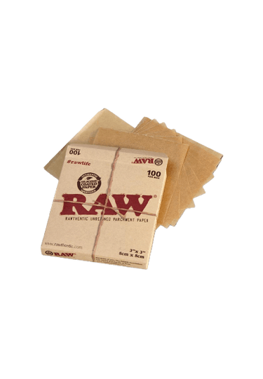 RAW Pergamentpapier Zuschnitte, 100 Blatt