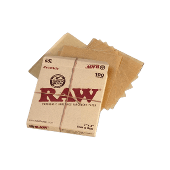 RAW Pergamentpapier Zuschnitte, 100 Blatt