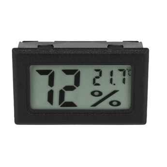 Mini digital LCD Hygro- & Thermometer schwarz