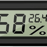 Mini digital LCD Hygro- & Thermometer schwarz